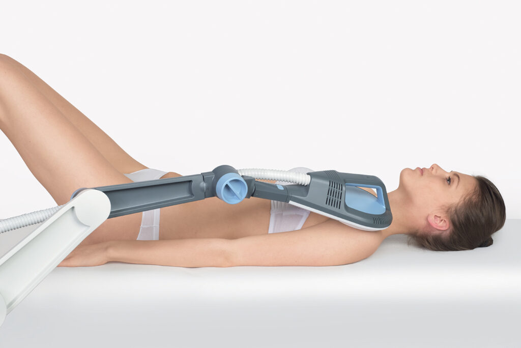 Behandlung eines Impingement-Syndroms an der Schulter mit dem Super Inductive System