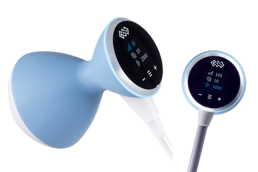 Switch-Go-Applikator des BTL-6000 FSWT mit Display am Applikatorkopf